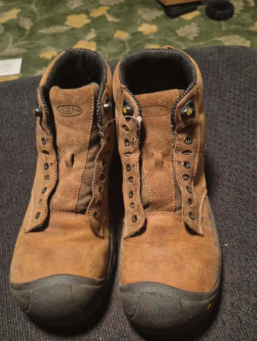 Keen rugged leather